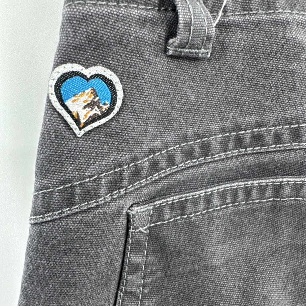 Kuhl Women's Size 6 Regular Grey Hiking Pants Stretch Denim Embroidered - Picture 6 of 10